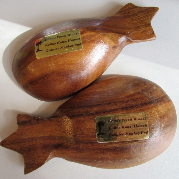 7 piece Monkey Pod wooden set - Picture 5 of 16